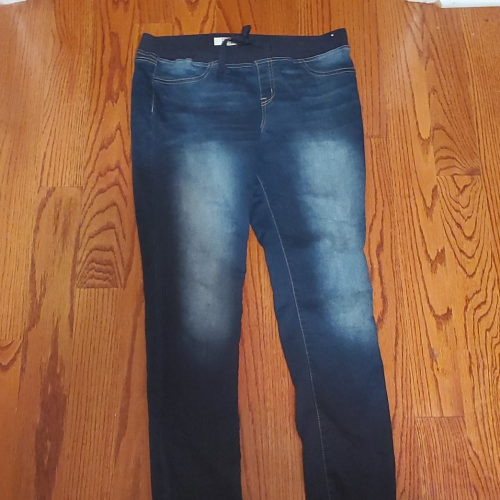 Stretchy Jeggings with drawstring